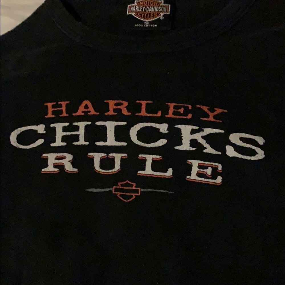 Harley Davison black T-shirt small women’s